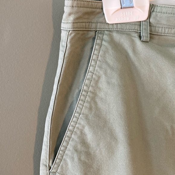 Outline Green Knee-Length Pencil Cargo Skirt - Picture 6 of 9